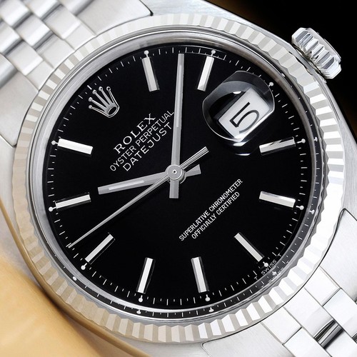 Rolex mens datejust - datejust, black