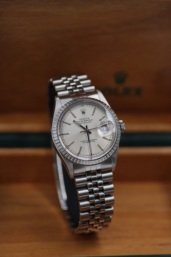 Rolex datejust 36mm silver - rolex,