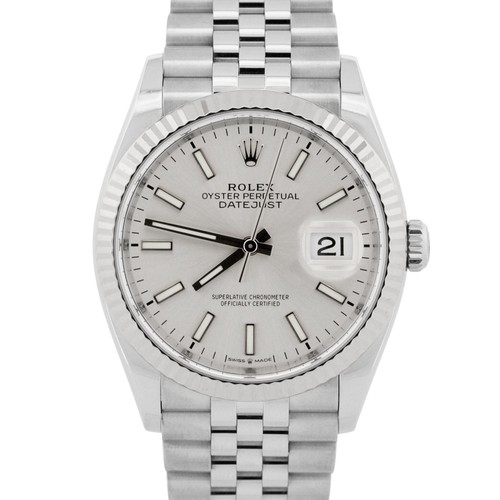 Rolex datejust 36mm silver - datejust,