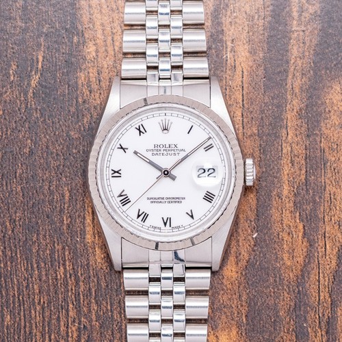 1995 rolex datejust 36mm white - 1995,