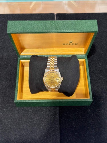 Rolex datejust 16233 two tone - rolex,