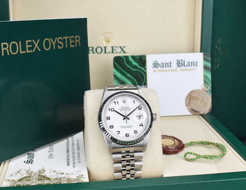 Rolex white gold ss - rolex, datejust