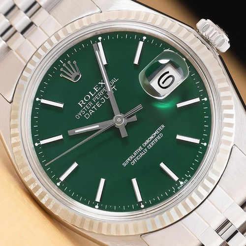 Rolex mens datejust 1601 18k - rolex,