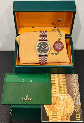 Rolex datejust 16233 black - datejust,