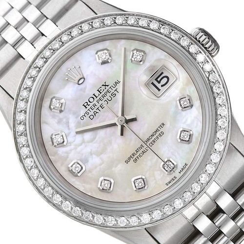 Rolex datejust 1603 36mm - rolex, white