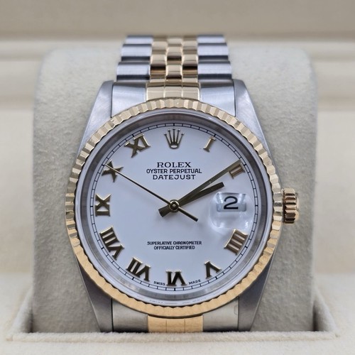 Rolex datejust 36mm - rolex, white