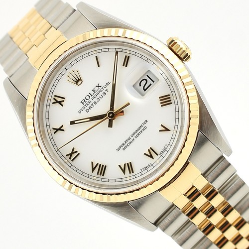 Rolex datejust 16233 white - rolex,