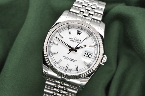 Rolex datejust 36mm fluted - datejust, wg
