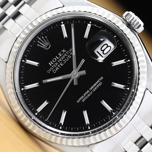 Rolex mens datejust - mens, black