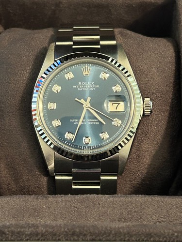 Rolex datejust 18k white gold - 18k,