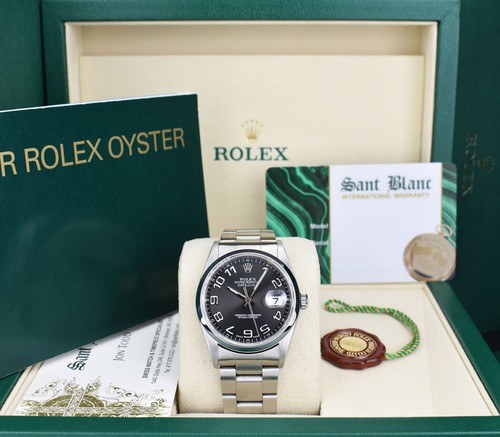 Rolex 36mm stainless steel - rolex,