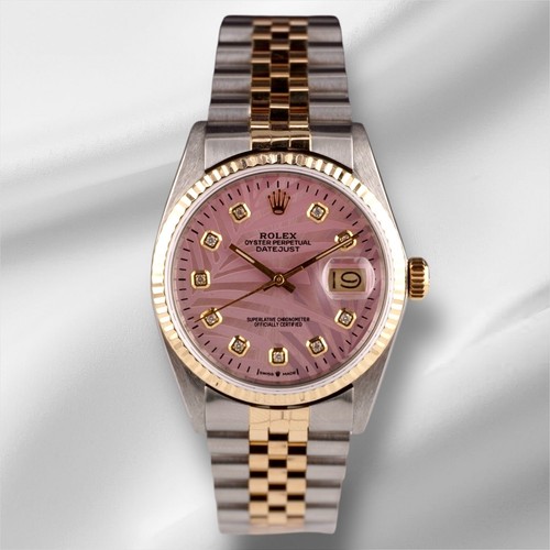 Rolex datejust 36mm yellowgold - rolex,