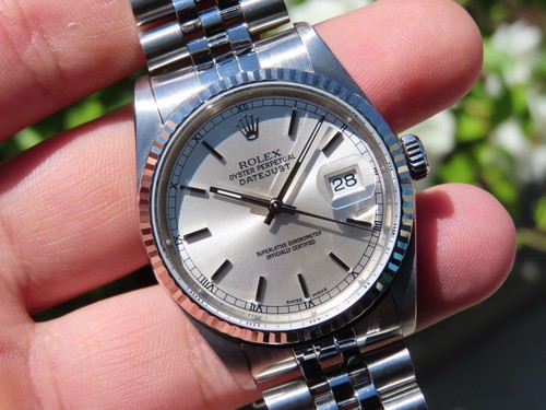 1990 rolex datejust 16234 - rolex, 36mm