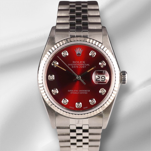Rolex 36mm datejust steel - 36mm,
