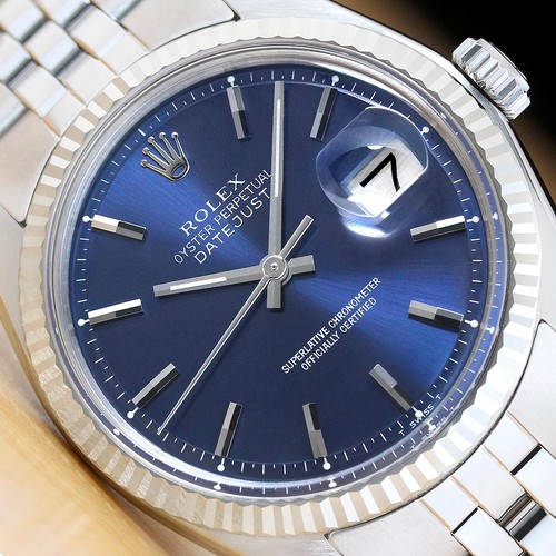 Rolex datejust 1601 blue - datejust,