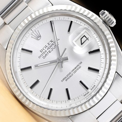 Rolex datejust 1601 18k white - 1601,