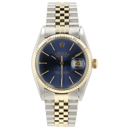 Rolex datejust blue dial - datejust,