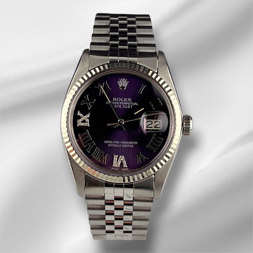 Rolex 36mm datejust steel - rolex,
