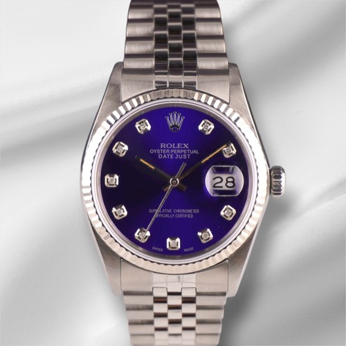 Rolex 36mm datejust steel - rolex,