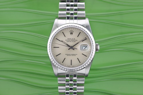 Rolex datejust silver - rolex,