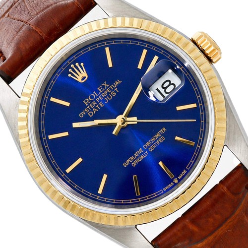 Rolex datejust 16013 - rolex, blue