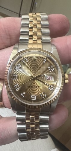 Rolex 16233 datejust 18k - rolex,