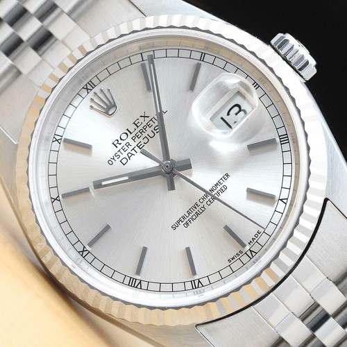 Mens rolex datejust - 16234, 18k