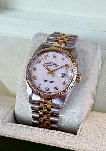 1984 rolex datejust two tone - 1984,