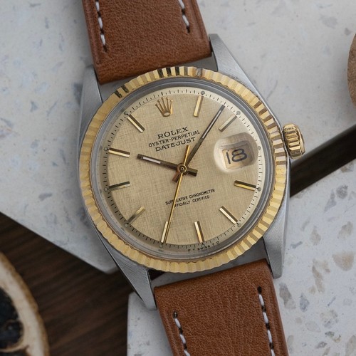 Rolex datejust two tone 1601 - rolex,