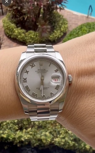 Rolex datejust silver oyster - datejust,
