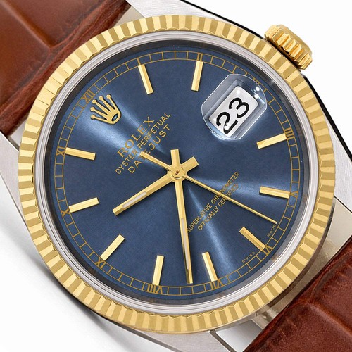 36mm rolex datejust - 36mm, 18k