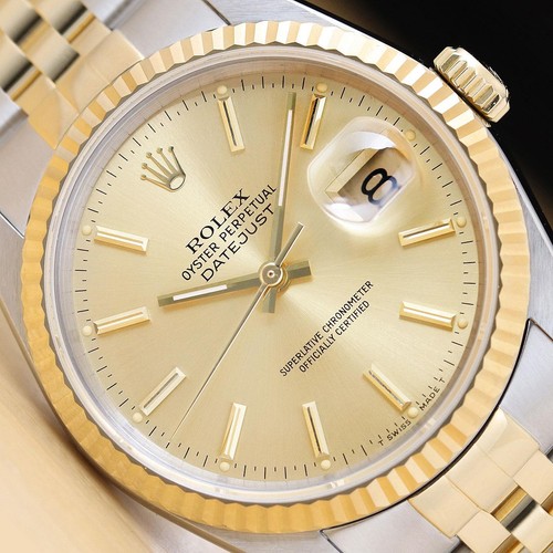 Rolex mens datejust 16233 - 16233, 18k
