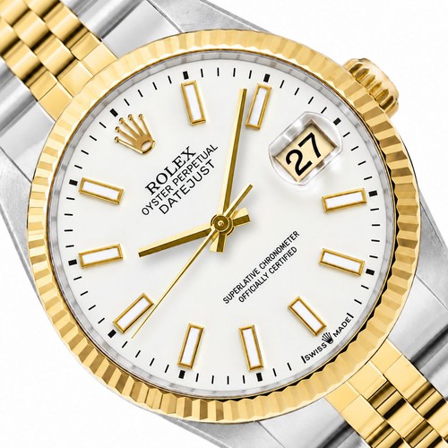 36mm rolex datejust 16013 18k - rolex,