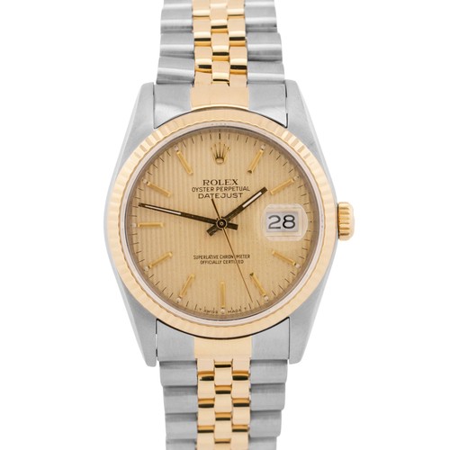 Rolex datejust 36mm champagne - 36mm,
