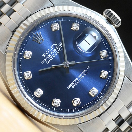 Mens rolex datejust blue - mens,