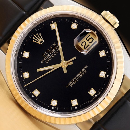 Rolex datejust 16233 black - datejust,