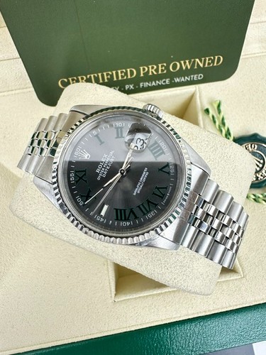 Rolex wimbledon steel 36mm - wimbledon,