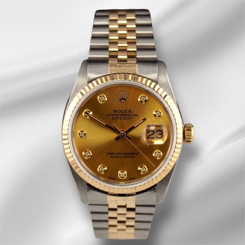 Rolex datejust 36mm yellow - 36mm,
